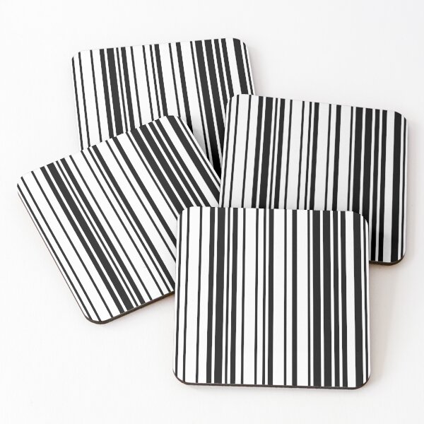 Item preview, Leah barcode pattern designed and sold by coverinlove.