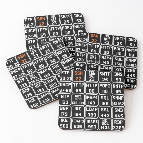 Item preview, Hacker Port Numbers V2 Updated! designed and sold by clubtee.