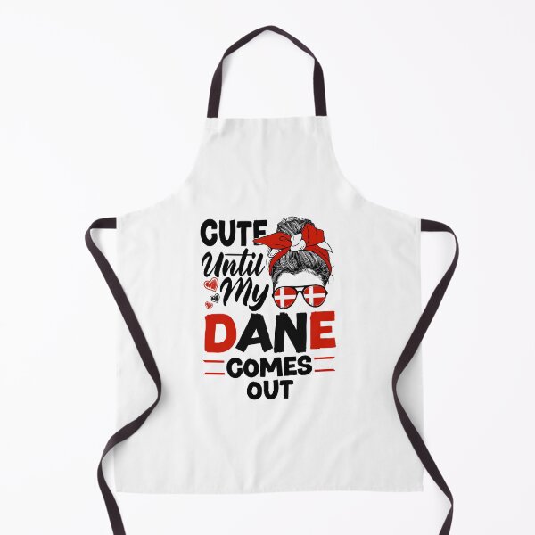 Item preview, Denmark Danish Flag Cute Until my Dane Comes Out Funny designed and sold by ShopTheStyle.