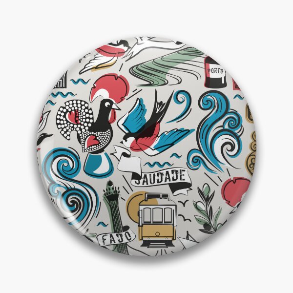 Item preview, Saudade // beige background flash tattoo popular motifs from Portugal designed and sold by SelmaCardoso.