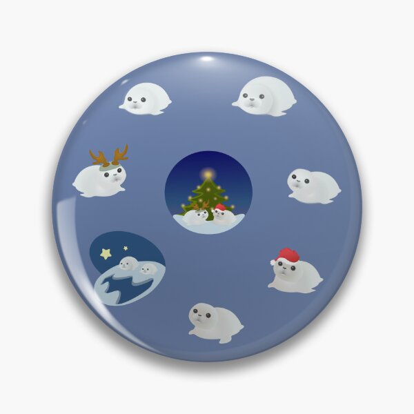 Item preview, christmas seals cute seal designed and sold by MiraNomegusta.