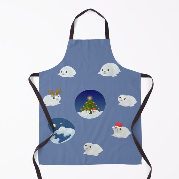 Item preview, christmas seals cute seal designed and sold by MiraNomegusta.