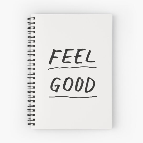 Item preview, Feel Good Inspirational Typography Print in Black and White designed and sold by MotivatedType.