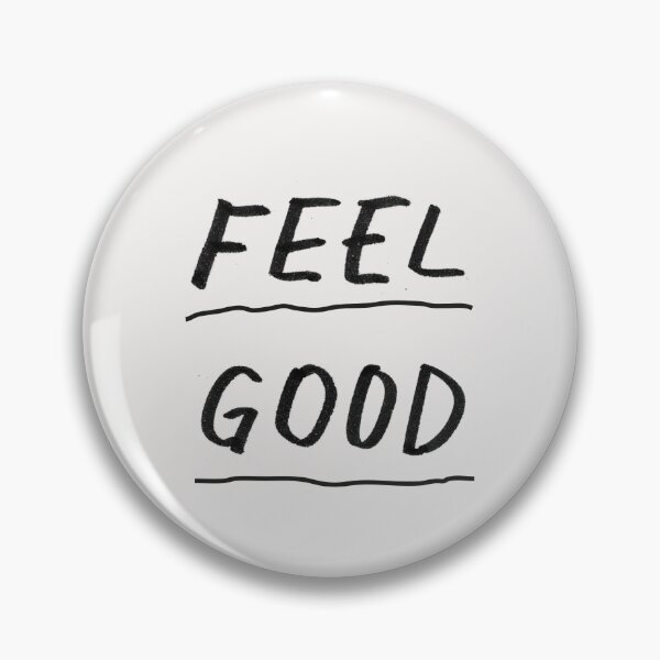 Item preview, Feel Good Inspirational Typography Print in Black and White designed and sold by MotivatedType.
