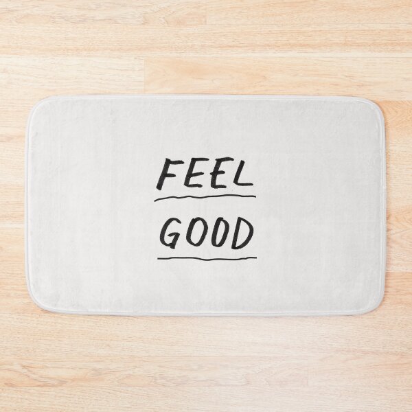 Item preview, Feel Good Inspirational Typography Print in Black and White designed and sold by MotivatedType.