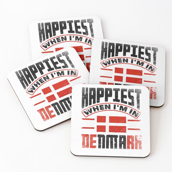 Item preview, Denmark Danish Denmark Flag Happiest When Im In Denmark designed and sold by ShopTheStyle.