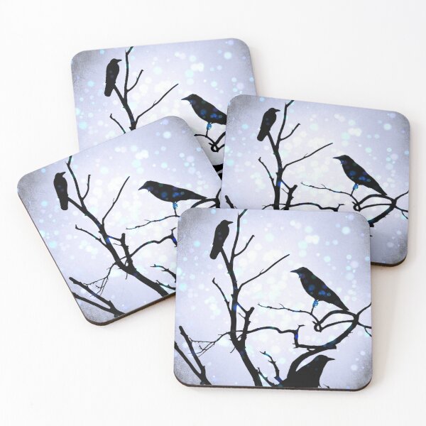 Item preview, Crow Birds on Tree Bird 94 designed and sold by artbylucie.