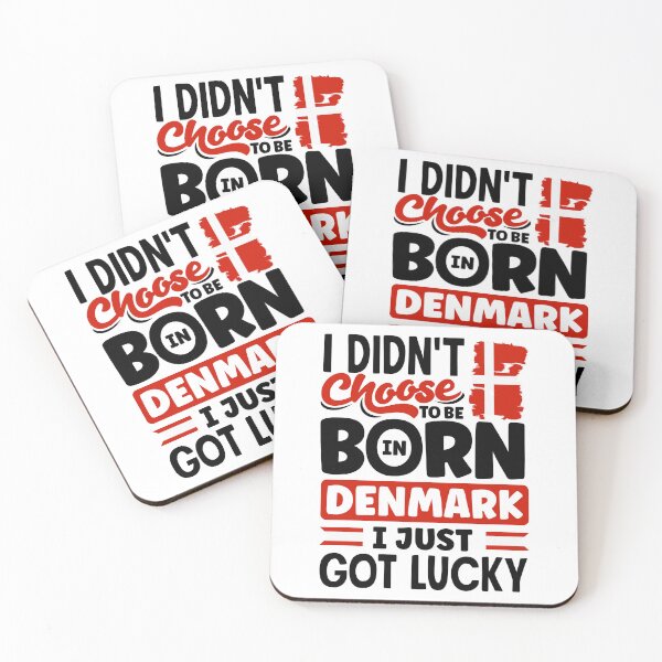 Item preview, Denmark Danish Denmark Flag I Just Got Lucky designed and sold by ShopTheStyle.