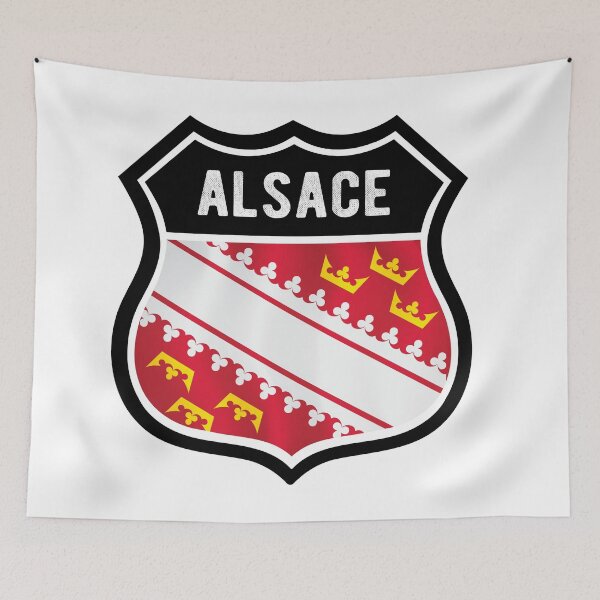 Item preview, Alsace France Shield Flag designed and sold by RahallusNtx.