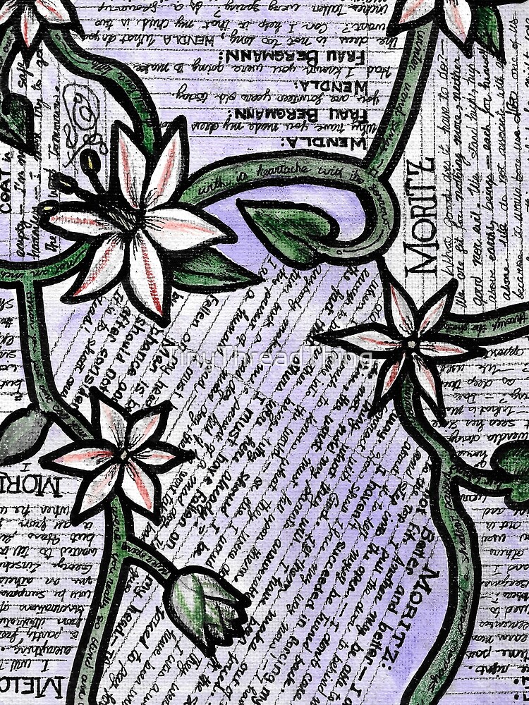 Thumbnail 4 of 4, Graphic T-Shirt, Spring Awakening designed and sold by TinyThreadThing.