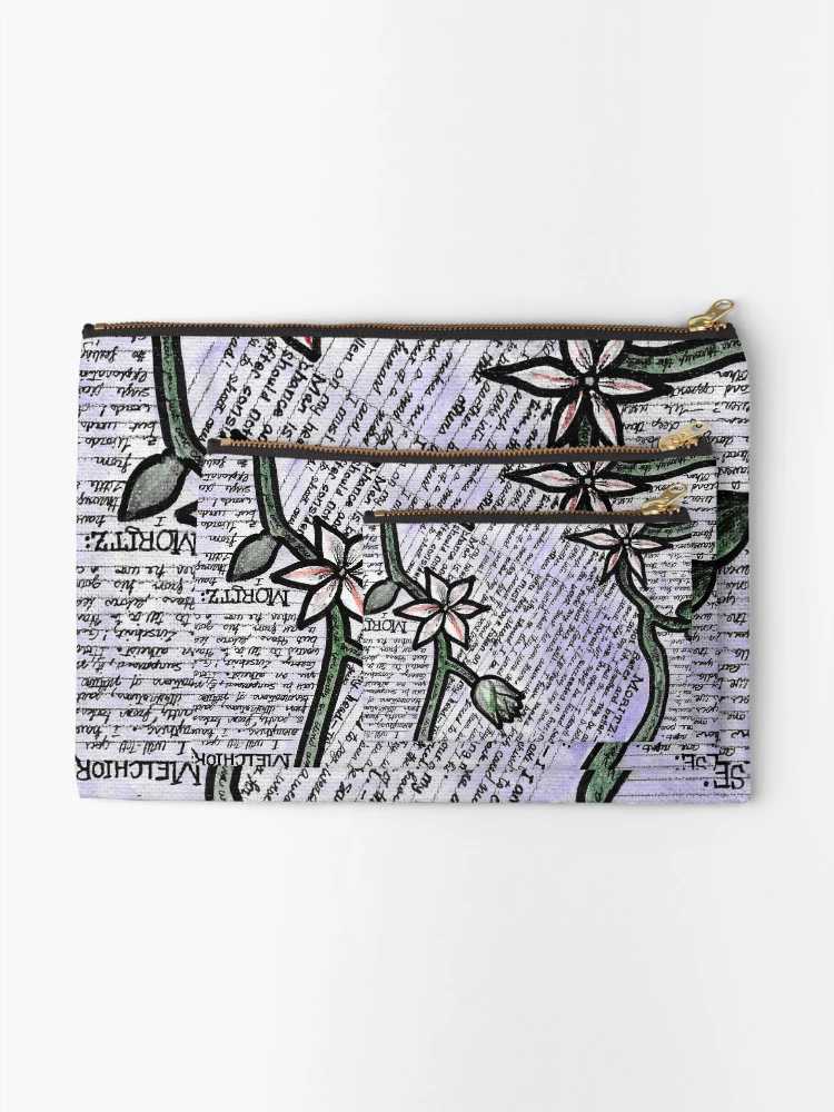 Thumbnail 2 of 4, Zipper Pouch, Spring Awakening designed and sold by TinyThreadThing.