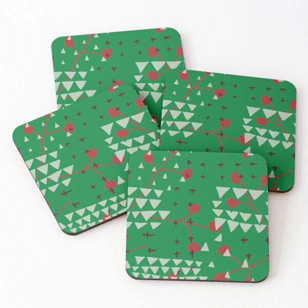 Item preview, Christmas Abstract Holly Pattern designed and sold by autumnchu.