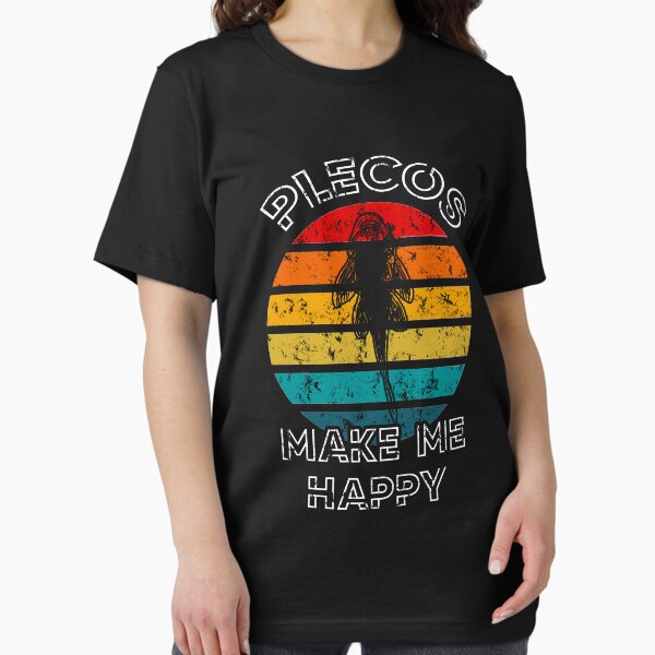Vista previa del artículo con la obra «Los plecos me hacen feliz Lechón plecostomus», diseñado y vendido por JRRTs.