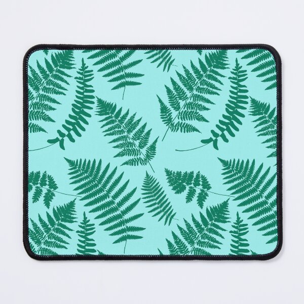 Item preview, Woodland Fern Pattern, Aqua and Turquoise  designed and sold by Marymarice.