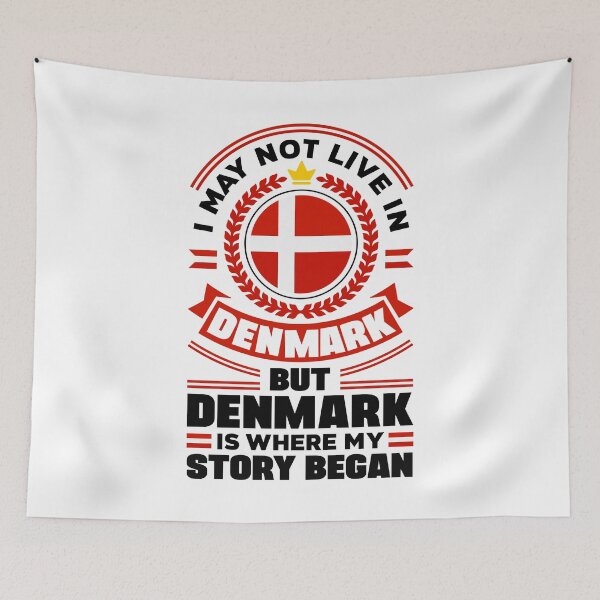 Item preview, Denmark Danish Denmark Flag Quote designed and sold by ShopTheStyle.