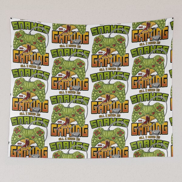 Item preview, All I Need Is Snakes & Gaming Video Game designed and sold by JRRTs.