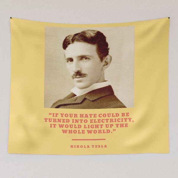 Item preview, Nikola Tesla Quote designed and sold by Pawn Shop JB.