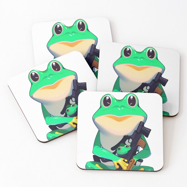 Item preview, Cute Frog Holding a Gun designed and sold by BAYFAIRE.