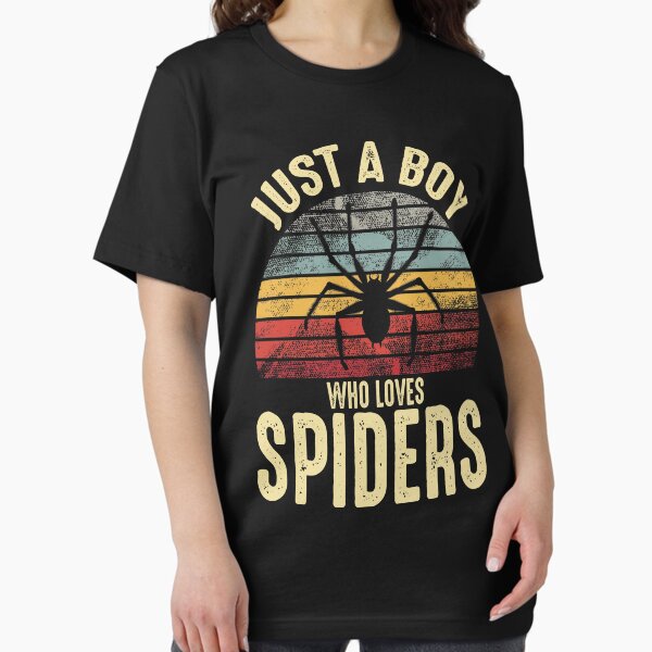 Item preview, Just A Boy Who Loves Spiders Retro Pet designed and sold by JRRTs.