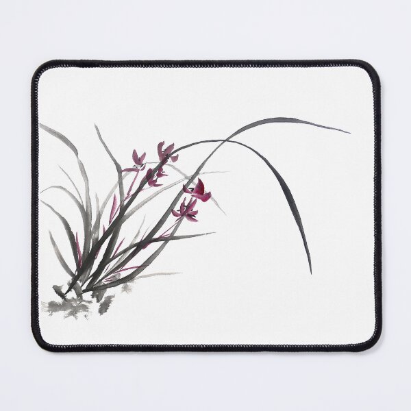 Item preview, Chinese Orchid - red - no Cally designed and sold by Birgit Moldenhauer.