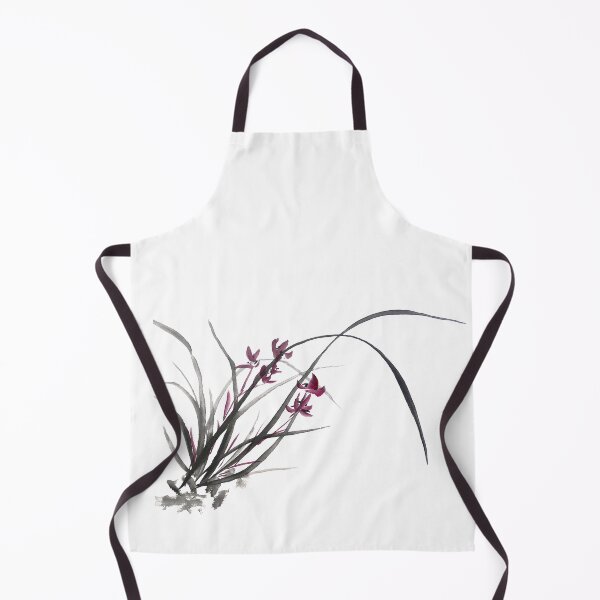 Item preview, Chinese Orchid - red - no Cally designed and sold by Birgit Moldenhauer.