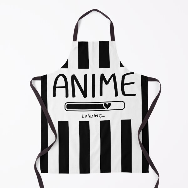 Item preview, Black and white vertical striped top, Anime Loading designed and sold by MokonoKokoro.