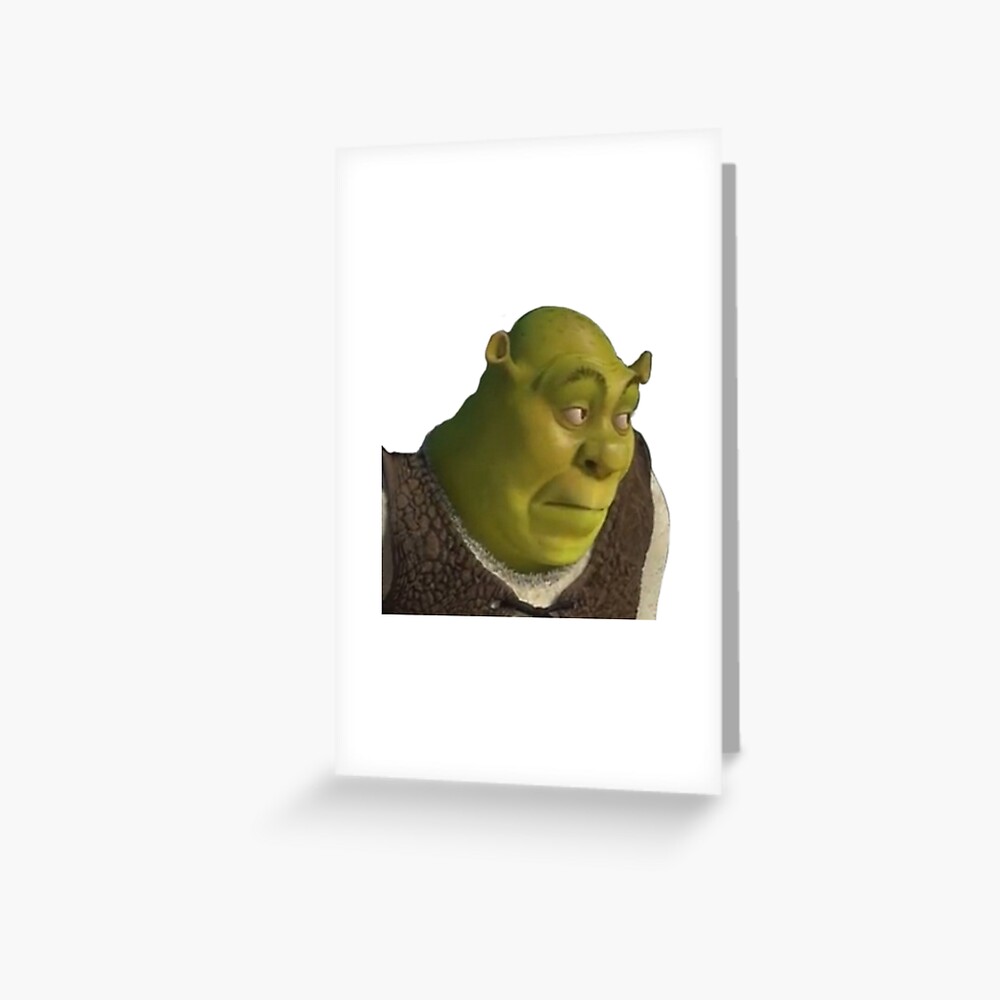 Shrek Meme Sticker for Sale by yeehawboyy