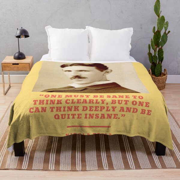 Item preview, Nikola Tesla Quote designed and sold by Pawn Shop JB.