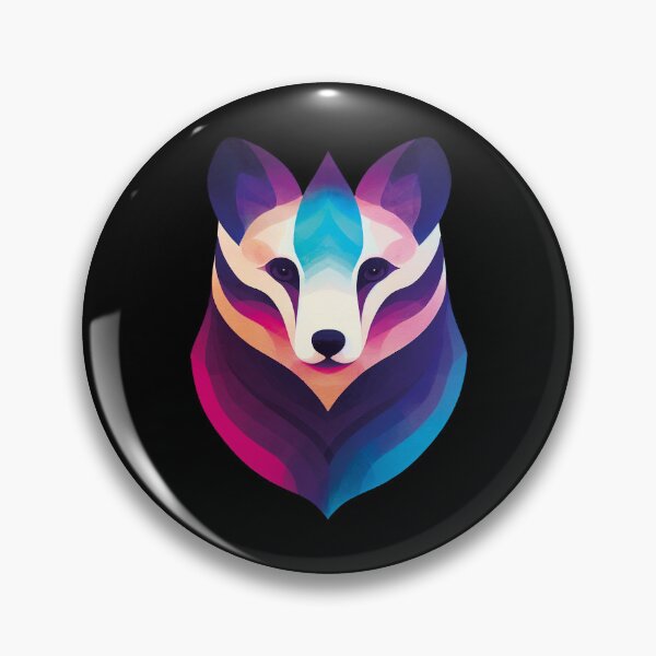 Item preview, White Fox Abstract - Arctic Fox #5 designed and sold by theunknownart.