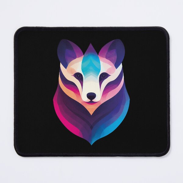 Item preview, White Fox Abstract - Arctic Fox #5 designed and sold by theunknownart.
