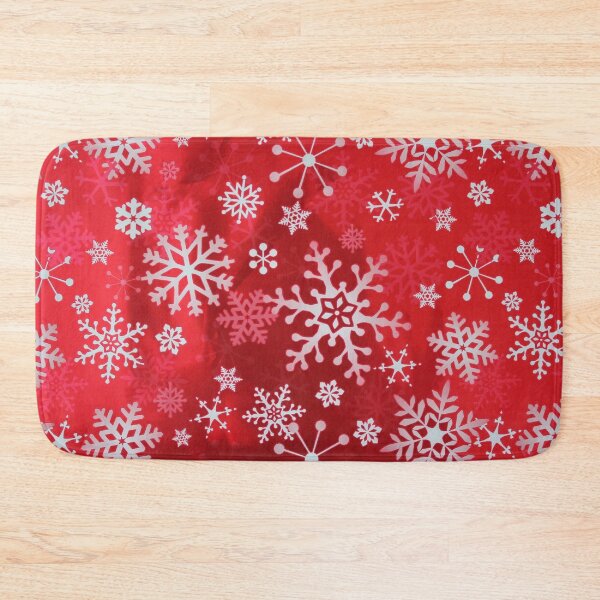 Item preview, Dreamy Snowflakes on Vibrant Red designed and sold by Kim Arnott.