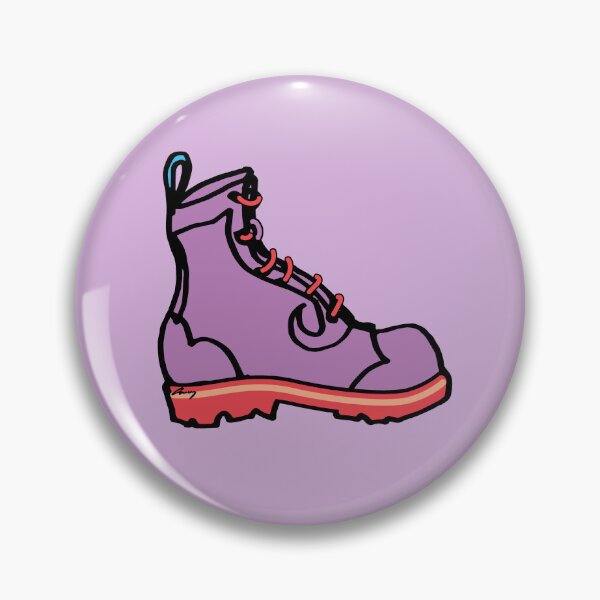 Item preview, Fluevog Derby Swirl Boot Purple designed and sold by anne m bray.