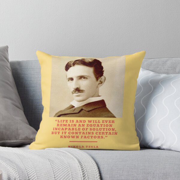 Item preview, Nikola Tesla Quote designed and sold by Pawn Shop JB.