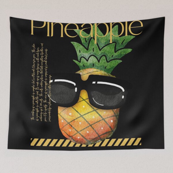 Item preview, Funny Orange Anatomy of a Pineapple  designed and sold by TheCreativeFab.