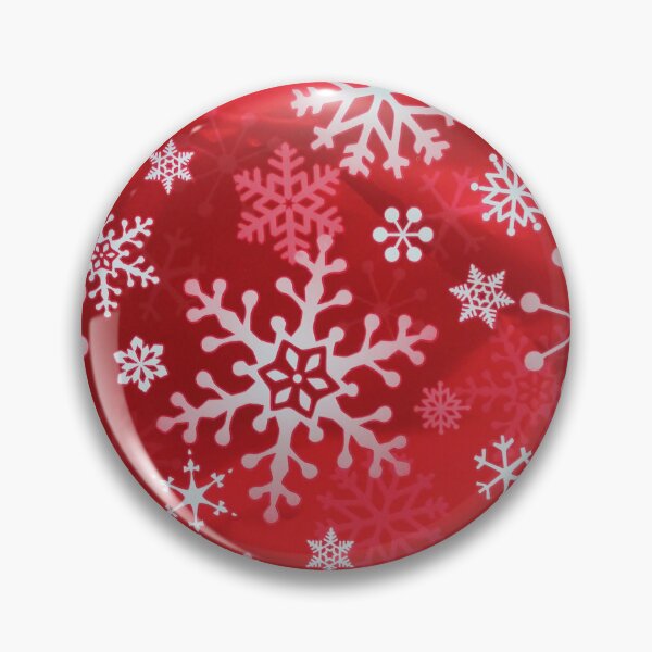 Item preview, Dreamy Snowflakes on Vibrant Red designed and sold by Kim Arnott.