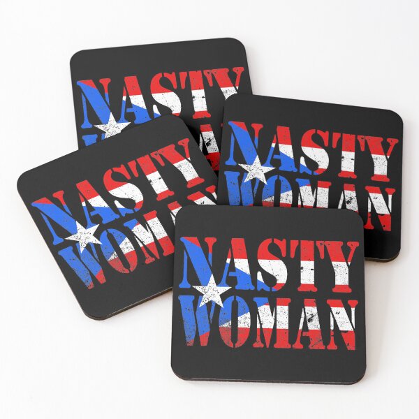 Item preview, Nasty Woman Puerto Rican Flag designed and sold by Handstand365.