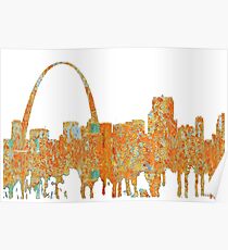Gateway Arch, St. Louis Skyline Poster