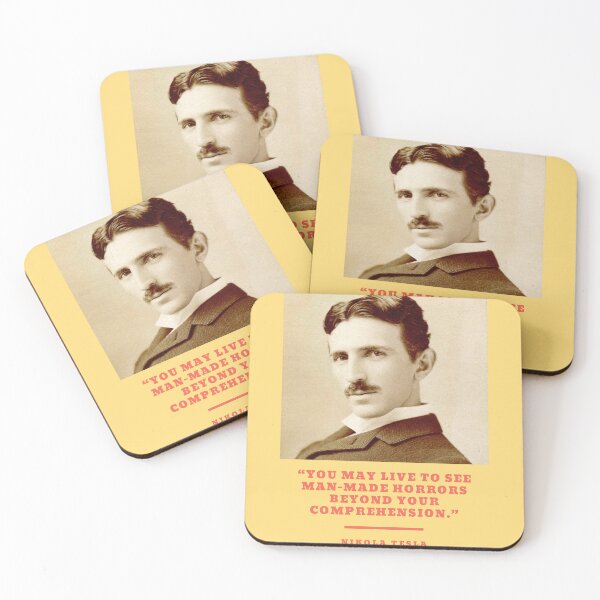 Item preview, Nikola Tesla Quote designed and sold by Pawn Shop JB.