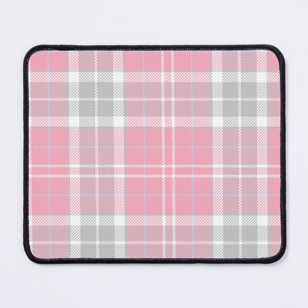 Item preview, Pink & Gray Vintage Checkered Plaid designed and sold by newburyboutique.