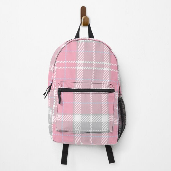 Item preview, Pink & Gray Vintage Checkered Plaid designed and sold by newburyboutique.