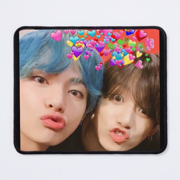 Item preview, Taekook lovely face kiss designed and sold by tokki-drawings.