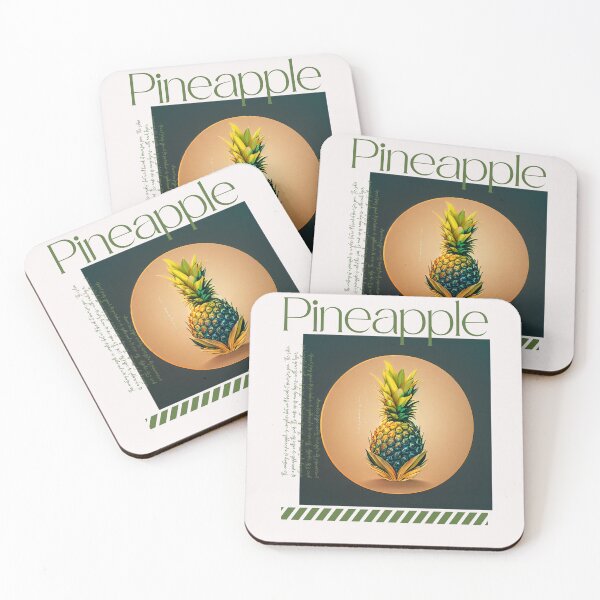 Item preview, Light Green Simple Anatomy of a Pineapple  designed and sold by TheCreativeFab.