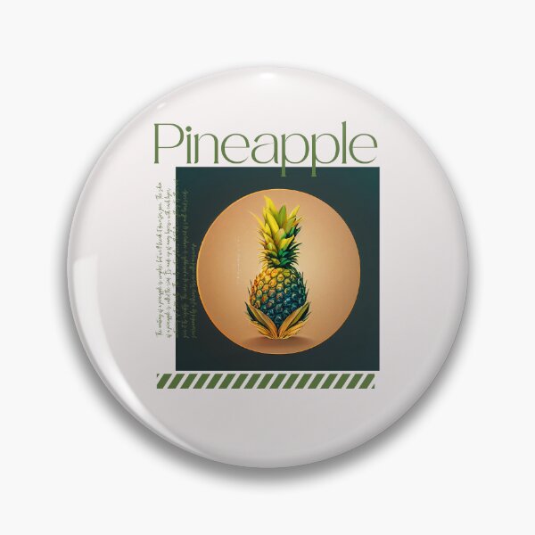 Item preview, Light Green Simple Anatomy of a Pineapple  designed and sold by TheCreativeFab.