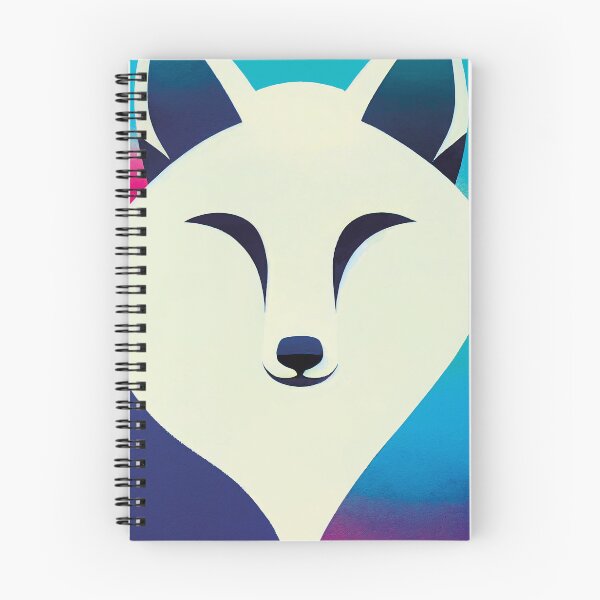 Item preview, White Fox Abstract - Arctic Fox #3 designed and sold by theunknownart.