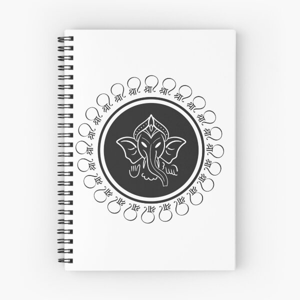 Item preview, Hindu God 'Ganesh' Illustration with Letter 'Shree'  designed and sold by deepakrode7.