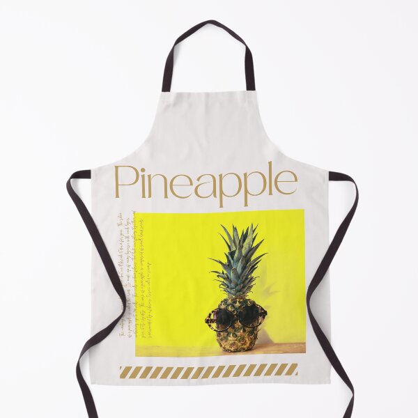 Item preview, Yellow Simple Anatomy of a Pineapple designed and sold by TheCreativeFab.