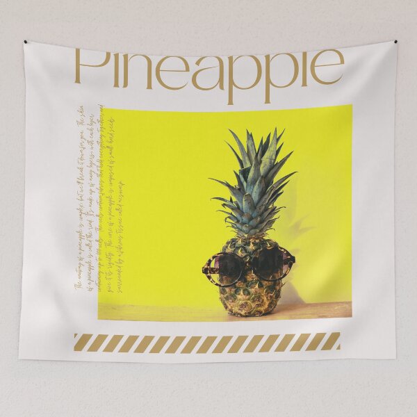 Item preview, Yellow Simple Anatomy of a Pineapple  designed and sold by TheCreativeFab.