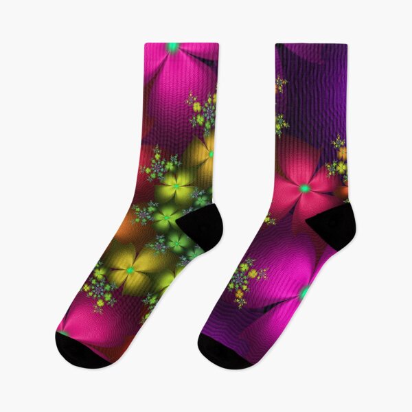 Item preview, Vibrant Fractal Flowers designed and sold by pinkal.