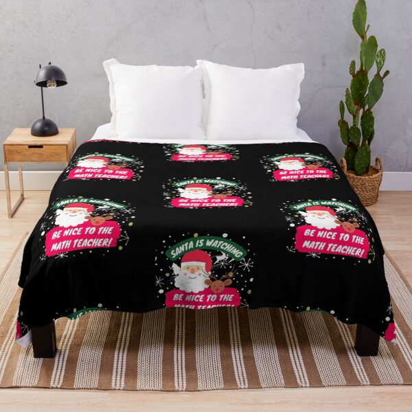 Item preview, Christmas Math Teacher Santa Is Watching Design designed and sold by myspookycuties.