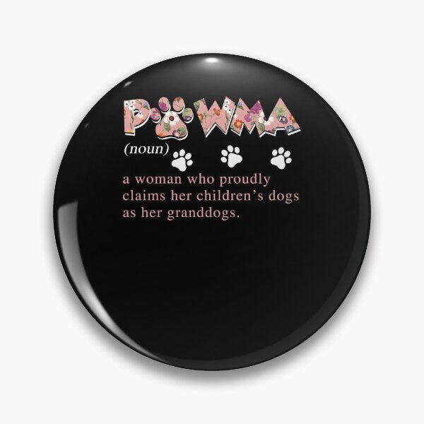 Artikelvorschau, Blumenkunst Pawma Substantiv Definition Mama Oma Hundeliebhaber Geschenk entworfen und verkauft von Simeon	 Dorelus.